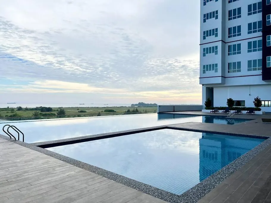 Apartament Amber Cove Cuti Melaka 2Br-6Pax-Smarttv-1Park
