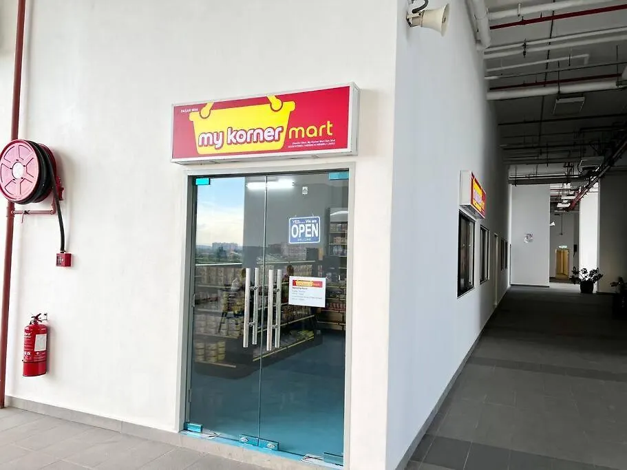 Apartmán Amber Cove Cuti Melaka 2Br-6Pax-Smarttv-1Park 0*, Malacca Malajsie
